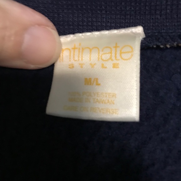 Fleece Pullover Robe - Picture 2 of 5